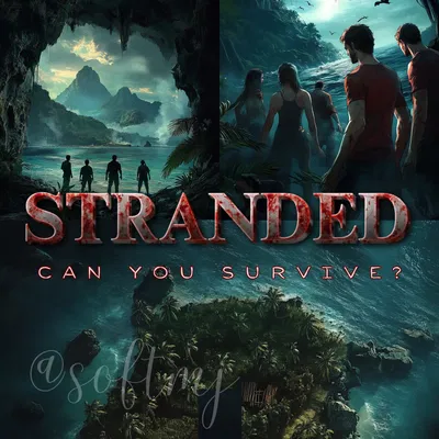 stranded on an island
