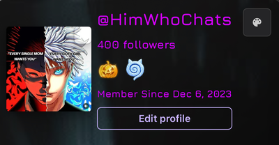 400 Follows YIPEE!!