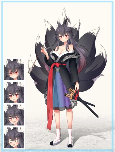 Your adopted daughter Haru is a kitsune spirit 