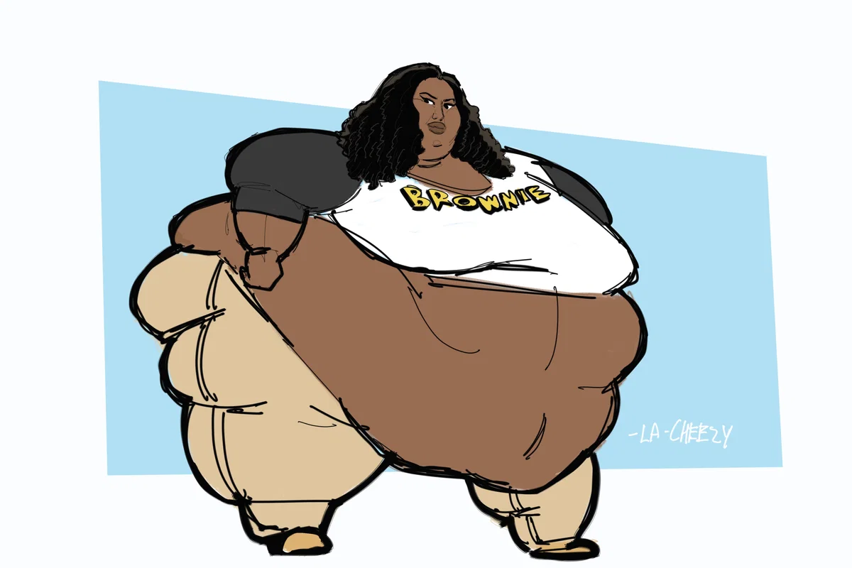 Leota Adebayo novia ssbbw