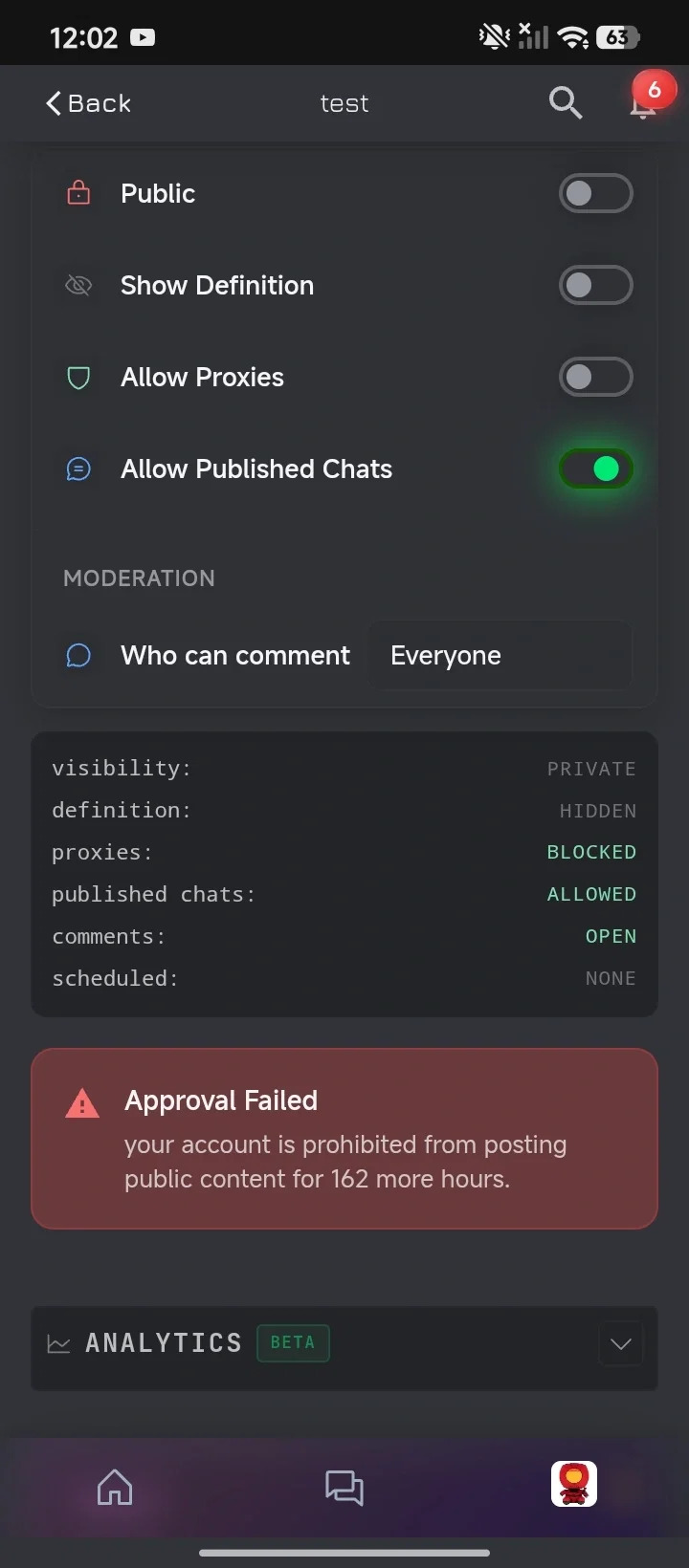 announcement
