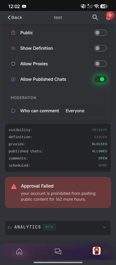 announcement
