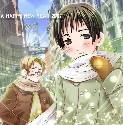 America + Japan Hetalia