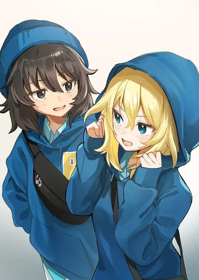 Andou + Oshida | You got 2 girls in your room? On Valentines too?! Lucky guy.