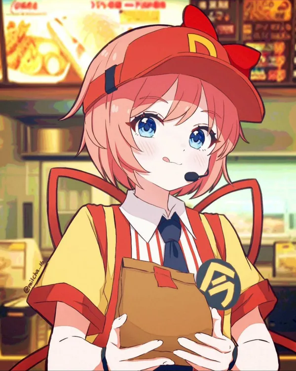Years Later: Sayori, The McDonald's Employee! | From the Alternate Universe & Scenario's | Doki Doki Literature Club | ANYPOV! 