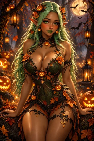 "What is Halloween?" Lilia the Dryad