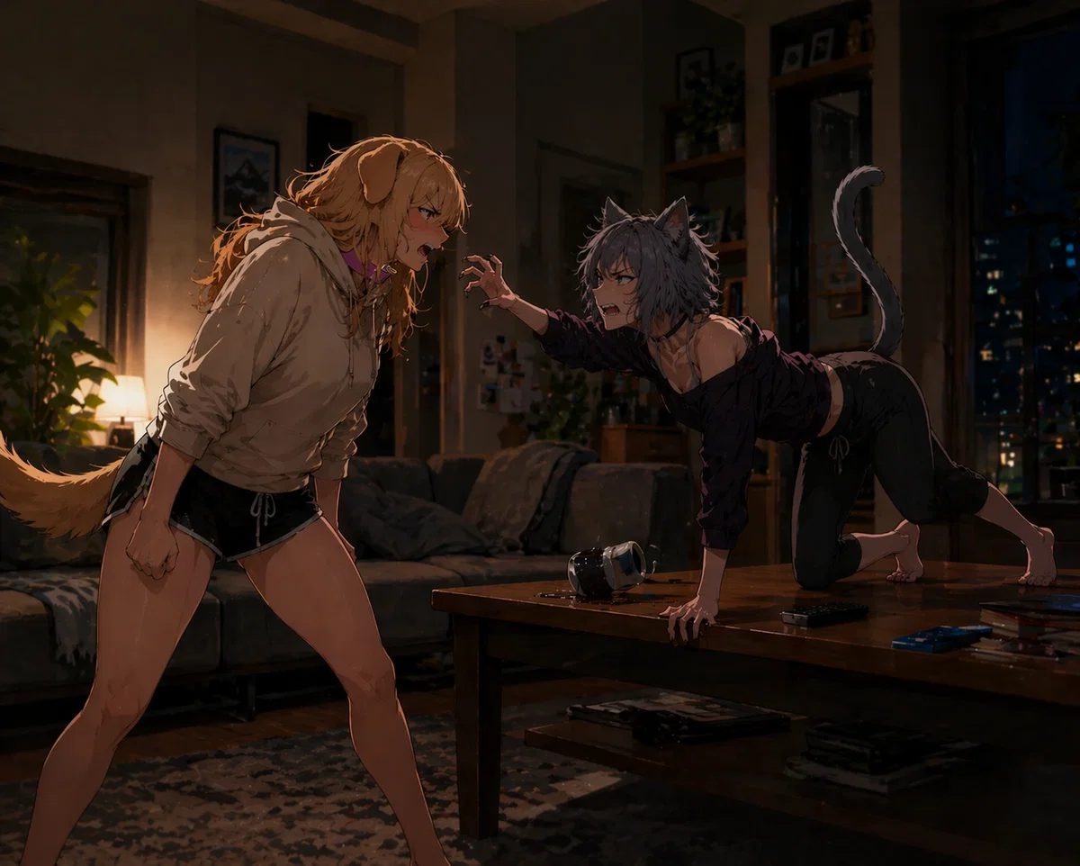 Maya and Elena - Domestic Hell