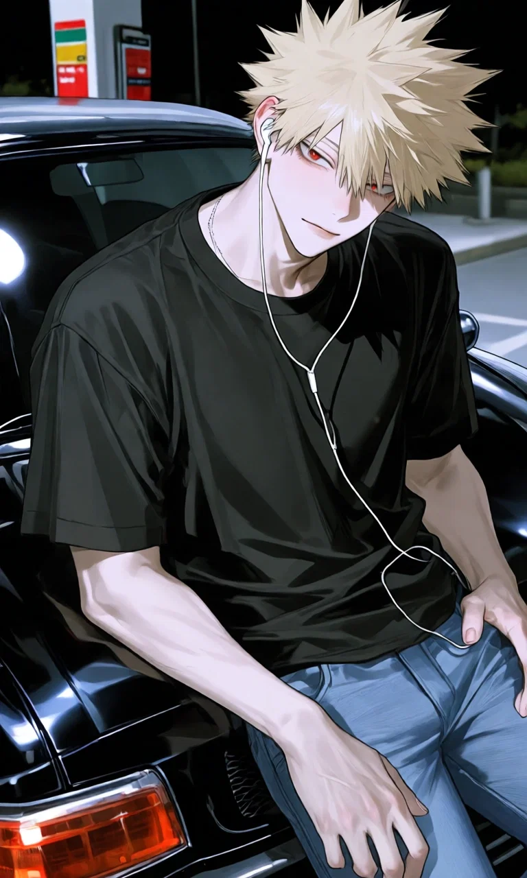 Katsuki Bakugo — (Roadtrip with a stranger)