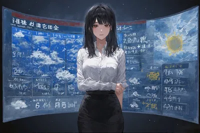 Windy Weather Lady