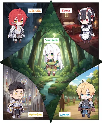Royal Refugee - Fantasy RPG (No magic)
