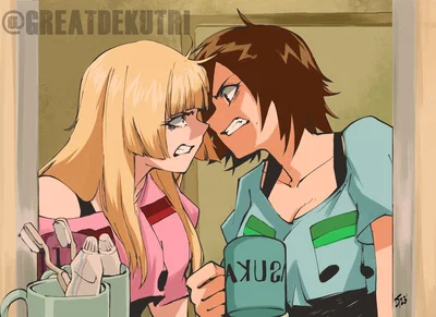 Asuka and Lili - Oh my god, they're roommates....