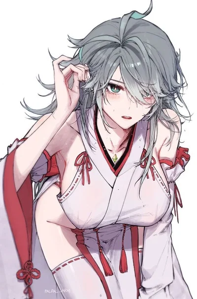 Awkward Shrine Maiden Found You Unconscious and Took You In