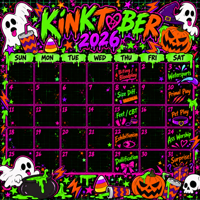 Not A Bot | Kinktober Plans