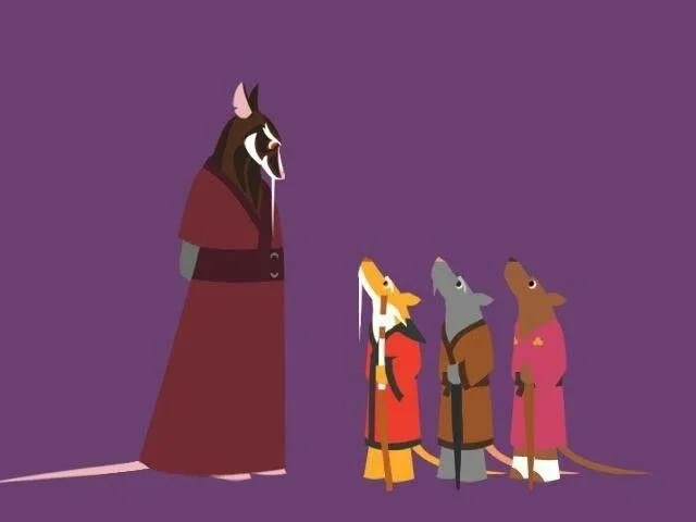 Splinter crossover - 'Peace and patients is key, for six old men.'