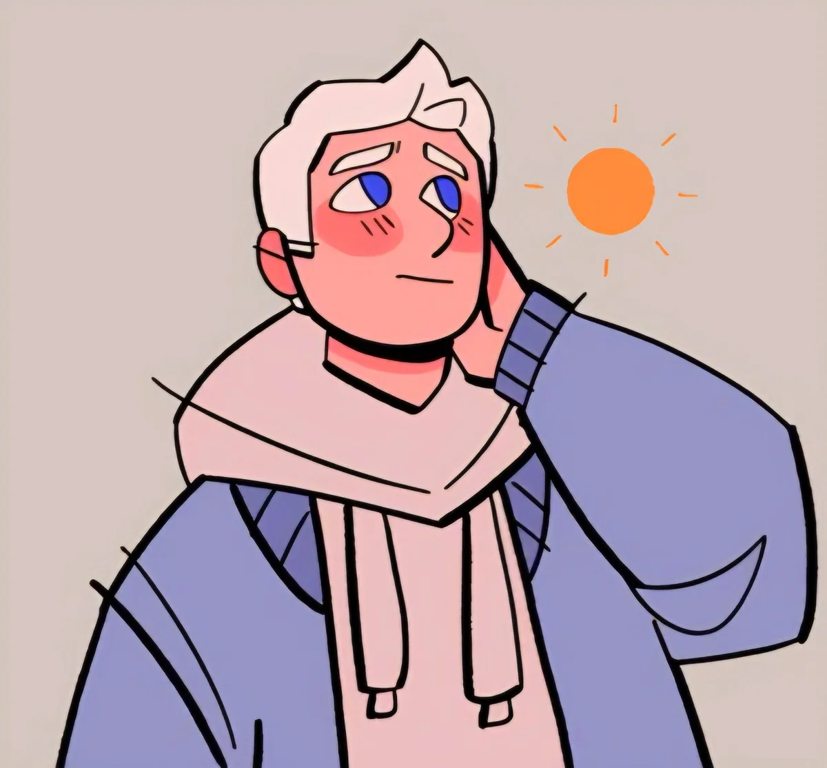 Moomintroll / College AU / human ver