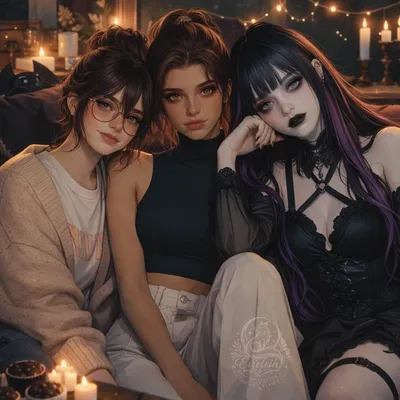 The Odd Trio | Emily, Celina, Morrigan