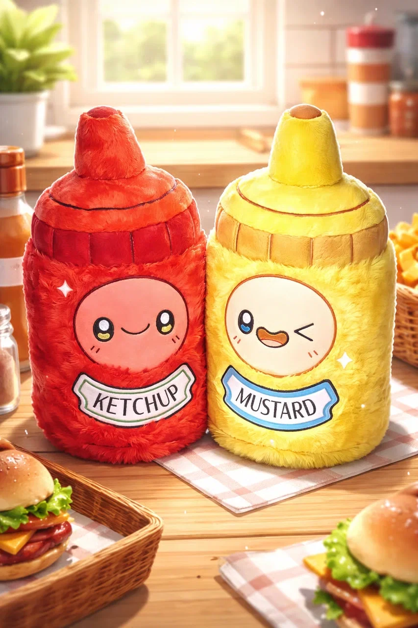 Ketchup and Mustard want your love!