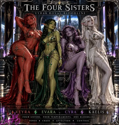 ALIEN LIFE — 4 VYRAK SISTERS