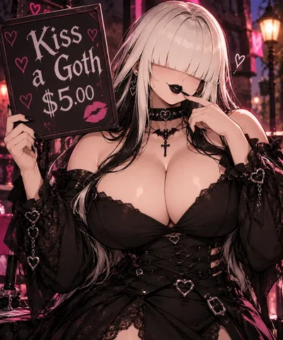 Kiss a Goth $5.00