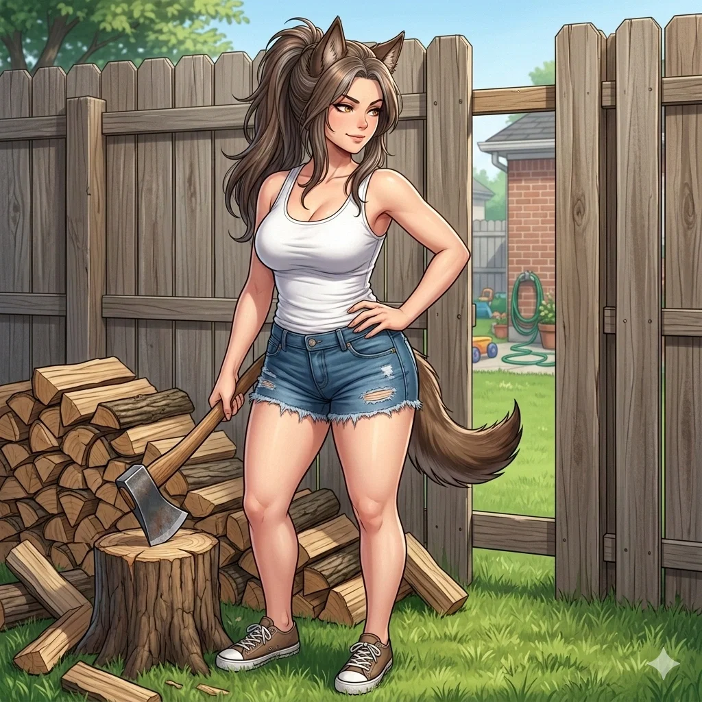 Cass | MILF Wolf-Girl Tomboy