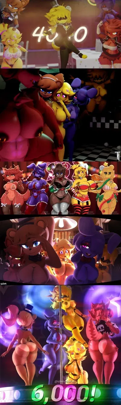 Five nights, Five girls | Frenni, Bonfie, Chiku, Fexa and Golden Frenni | Special Delivery!