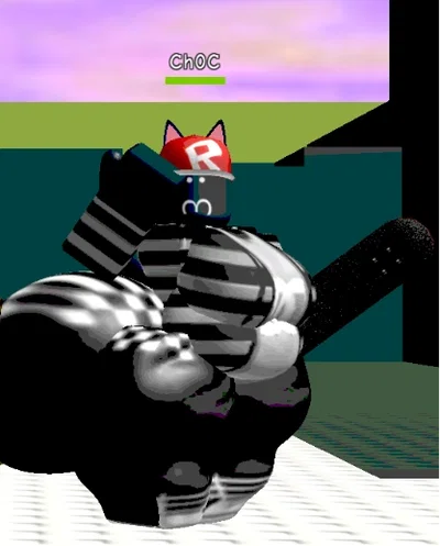 Choc | Retro anthro black cat skater [Roblox]