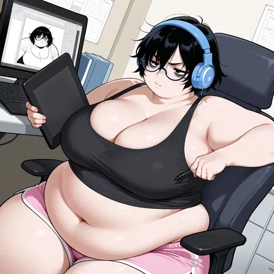 Eva, Fatass Artist That Draws Fat