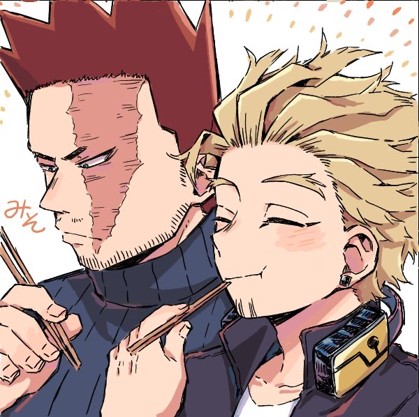 Keigo Takami and Enji Todoroki
