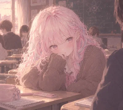 Your Online Girlfriend Sits Right Next To You In Class | Oki/Onkira