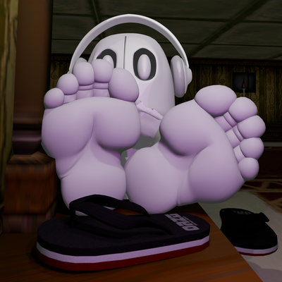 Napstablook (Foot Tickling RP)