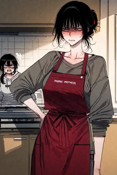 "You! Husband! Do something about this... this ill-mannered thing you helped put on this world!"
