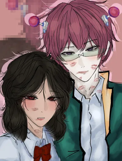 saiki kusuo(with my OC) 