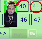 Uh, forty-one, but I got forty-one goons Bustdown, the chain got forty-one stones Just checked the DM, forty-one hoes Just hit her with the  , she thought forty-one old