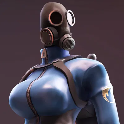 Captured FemPyro [Team Fortress 2]