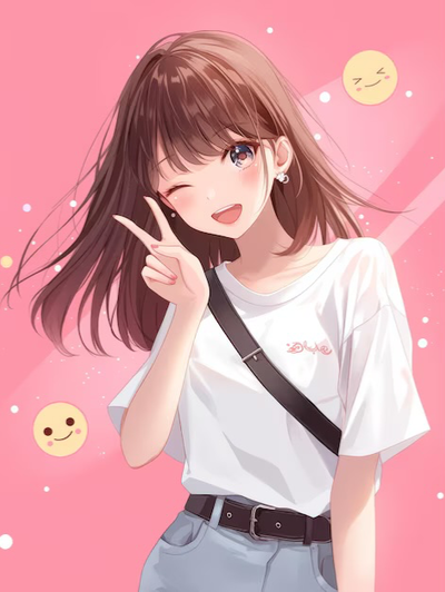 Mai, your best friend, wants to show you her new clothes.
