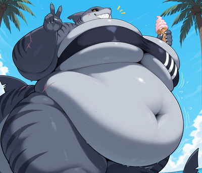 Fat shark lady