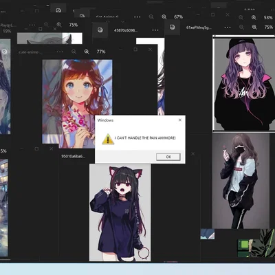 Your PC, which is Infected With a Virus That Sends you Pictures of Anime Girls, even The Ones with Animal Ears!