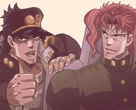 Jotaro Kujo and Kakyoin Noriaki 