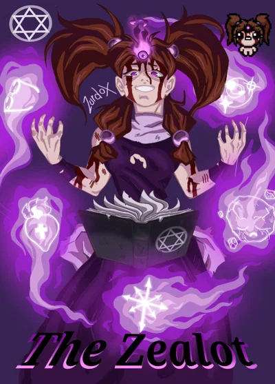 Tainted Bethany | Conjurer but evil and fucked up cause she needs blood to summon stuff