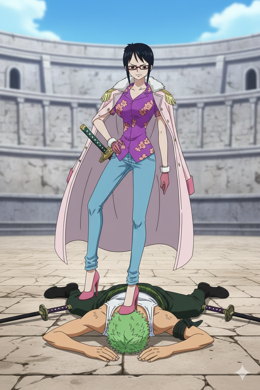 Tashigi arrest Zoro what if!  