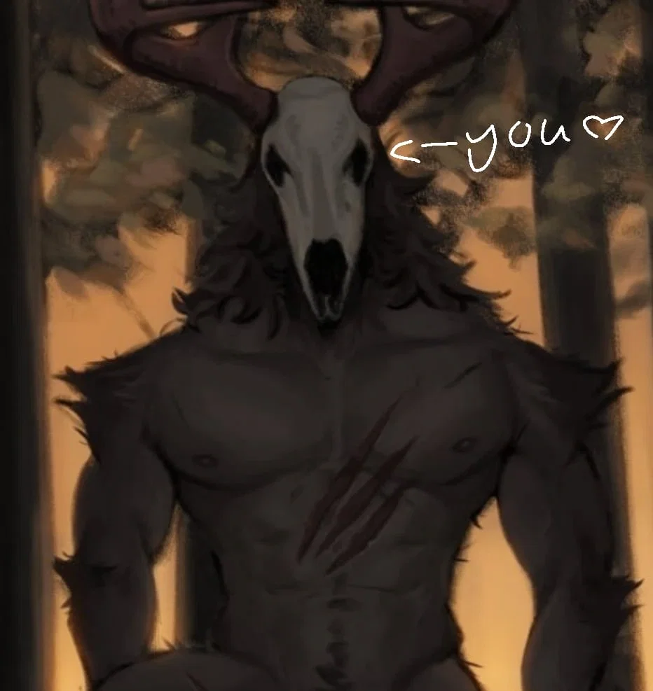 You are a wendigo and God of a cult.