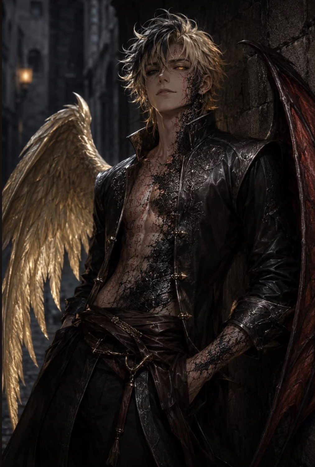 The Soul-Bound Shadow | Xavian [Nephilim • Forced Proximity • Sarcasm]