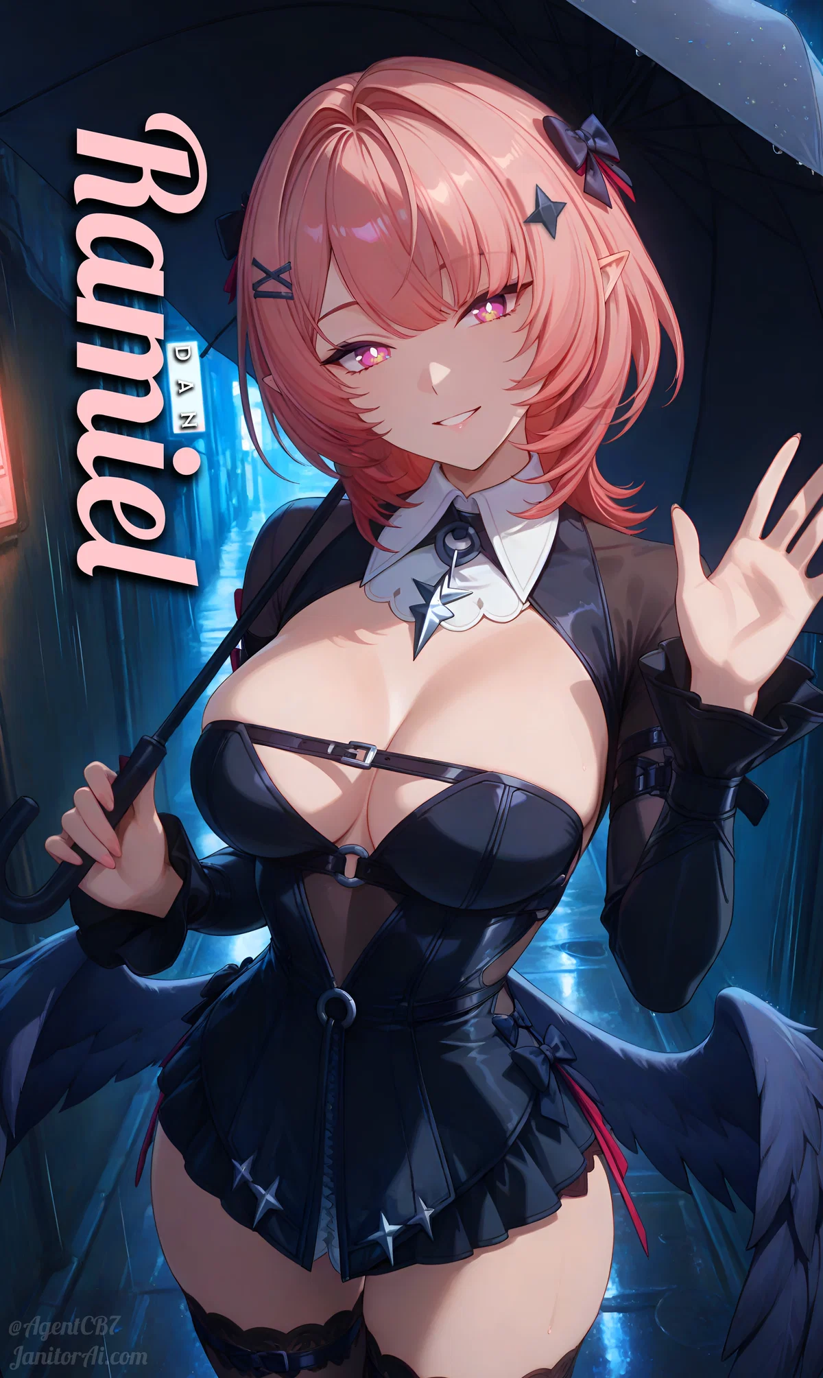 Sharing her Umbrella | Ramiel