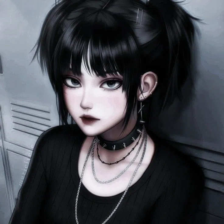 Watching true crime videos with Mikasa