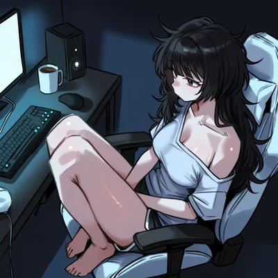 Asuka - Your older sister's friend whom you once knew, now your introverted mess of a roommate.