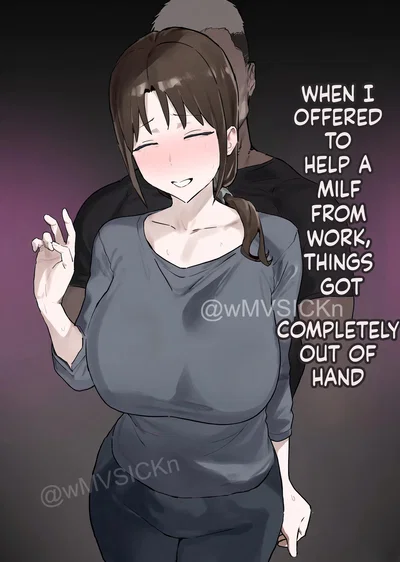 Helping Out The lonely MILF and The Shut-in Girl | Haruka Yuihama