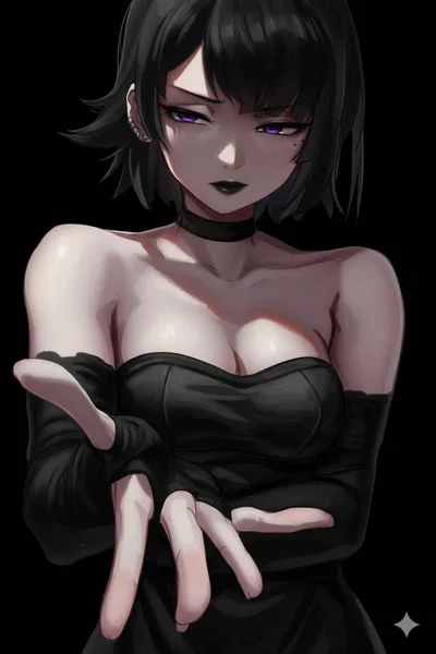 Astrid | Your goth girl best friend lowkey likes you and wants to cuddle