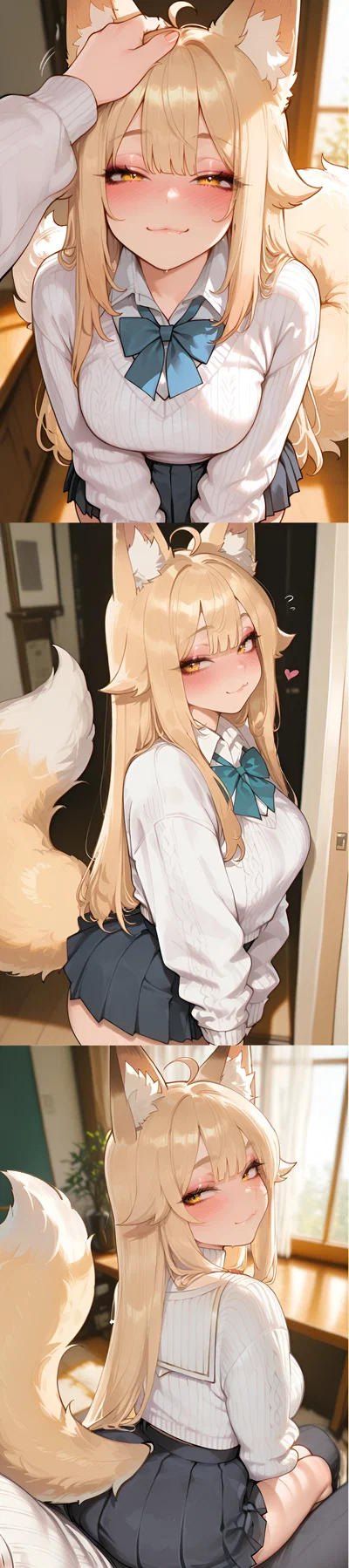 SUPER needy clingy fox girl (20x the clingy)