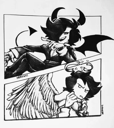 Cesar & Mark [ Infernal Light AU ]