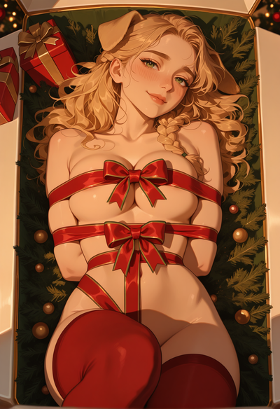 Gift wrapped and crushing hard! - Emilia